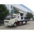 2015 Euro IV Precio de fábrica Dongfeng 4 toneladas camión grúa, 4x2 remolque camión wrecker